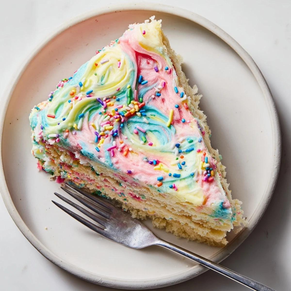 Vibrant Not-So-Perfect Birthday Sheet Cake bursting with flavor and cheerful frosting swirls.  