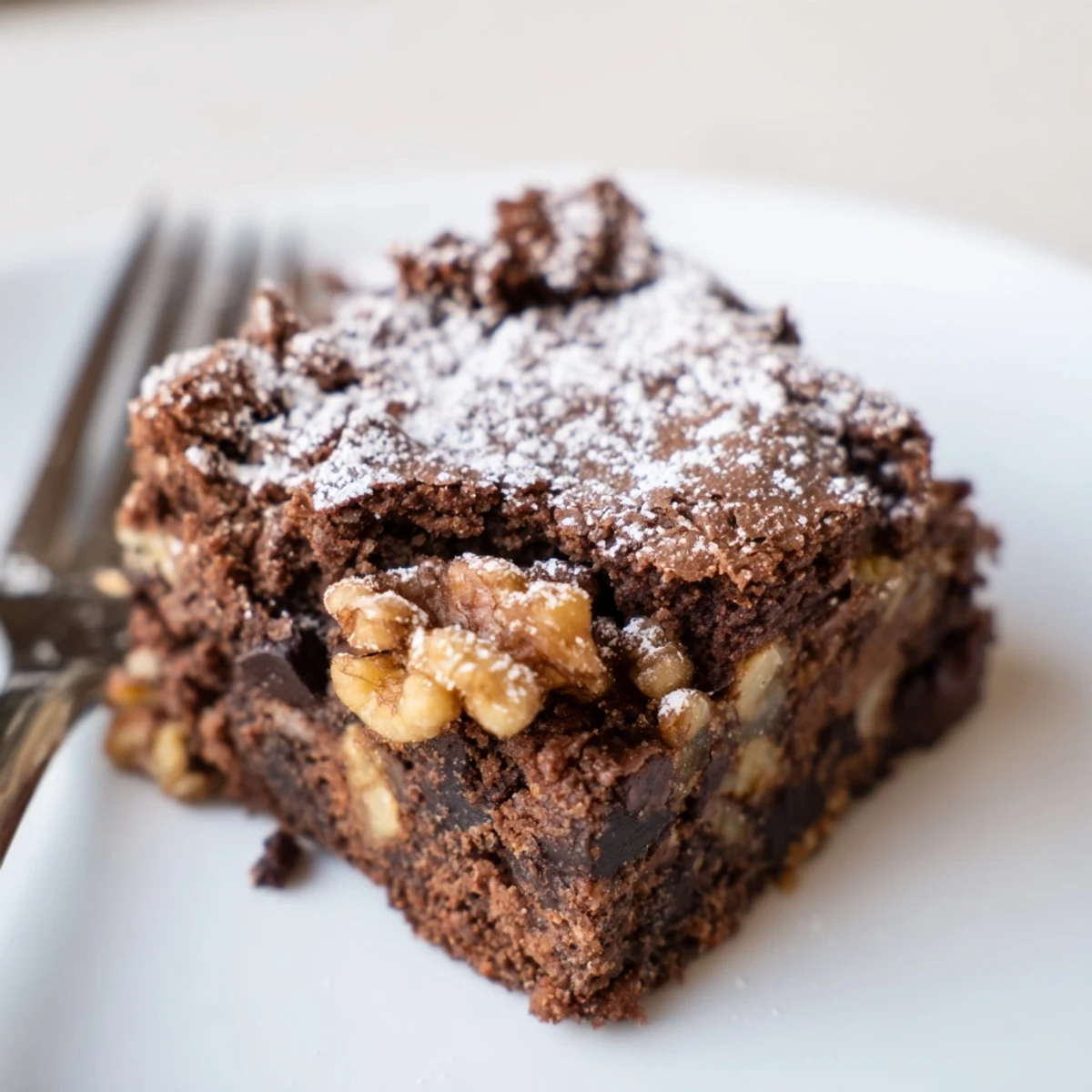 Rich zero-waste brownies featuring leftover nut-milk pulp for delicious, guilt-free indulgence.  