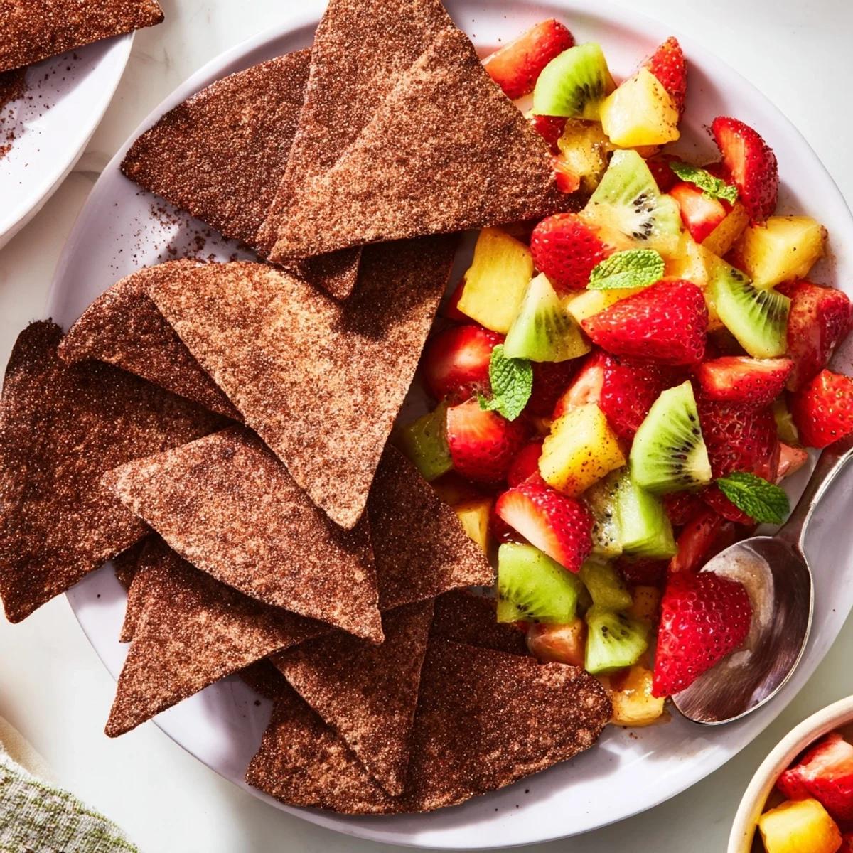 Dessert Chips Fruit Salsa #88