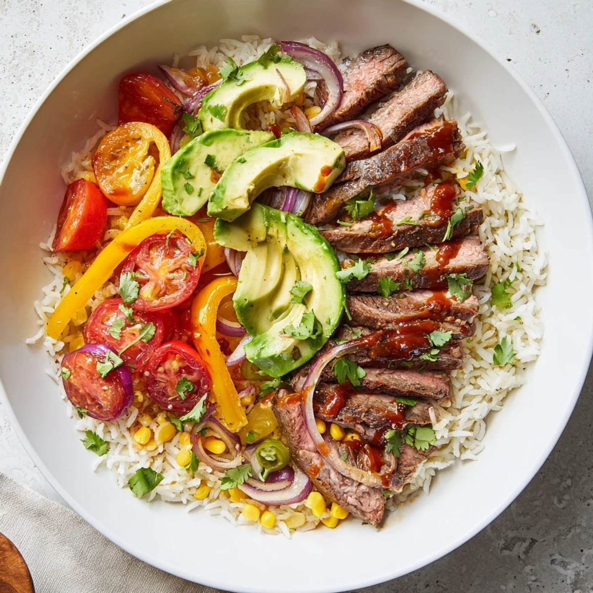 BBQ Steak Fajita Bowl