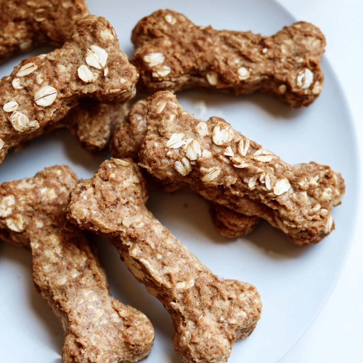 Freshly baked Pawsitively Good Dog Bone Treats, arranged on a cooling rack, perfect for happy pups.