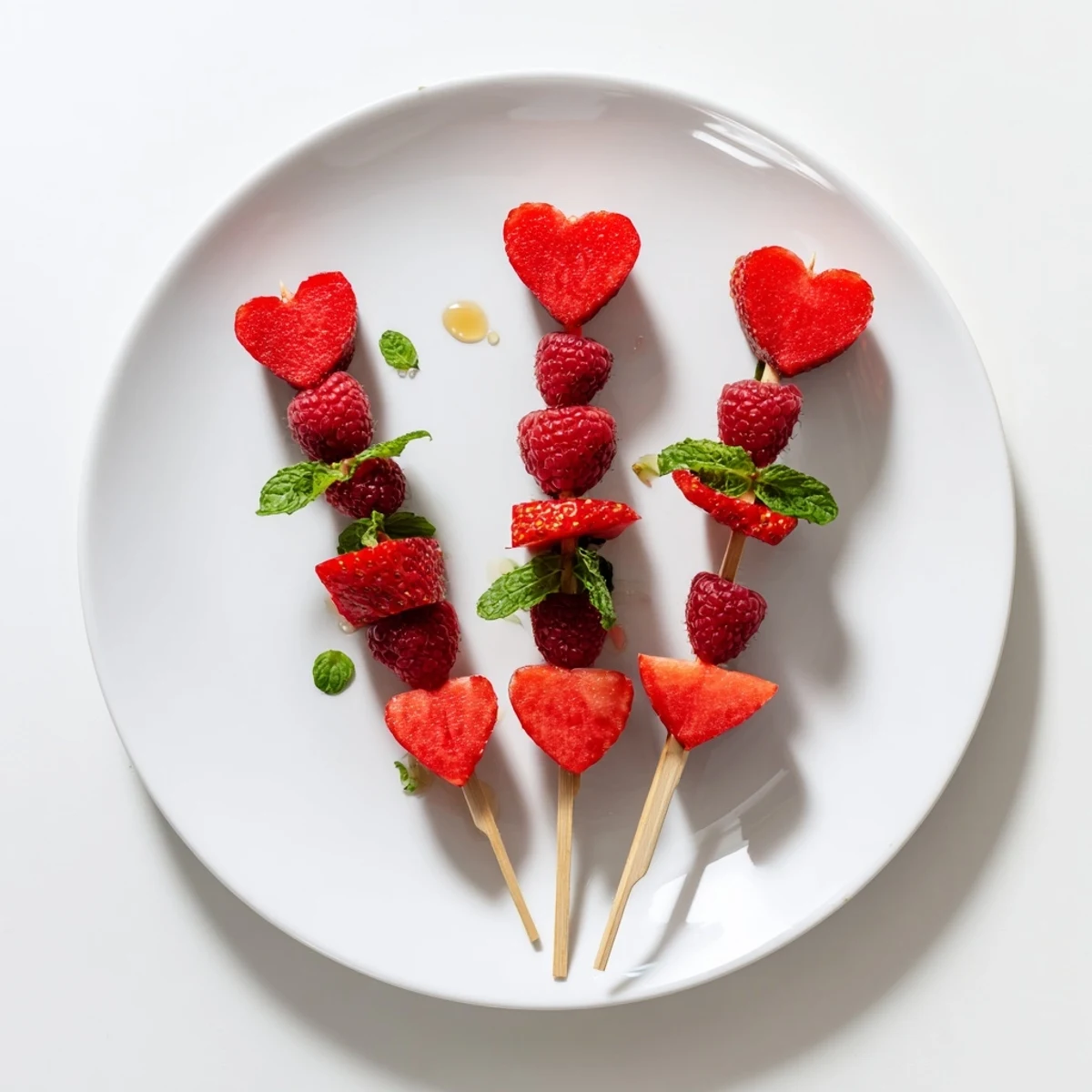 Red Heart Fruit Skewers