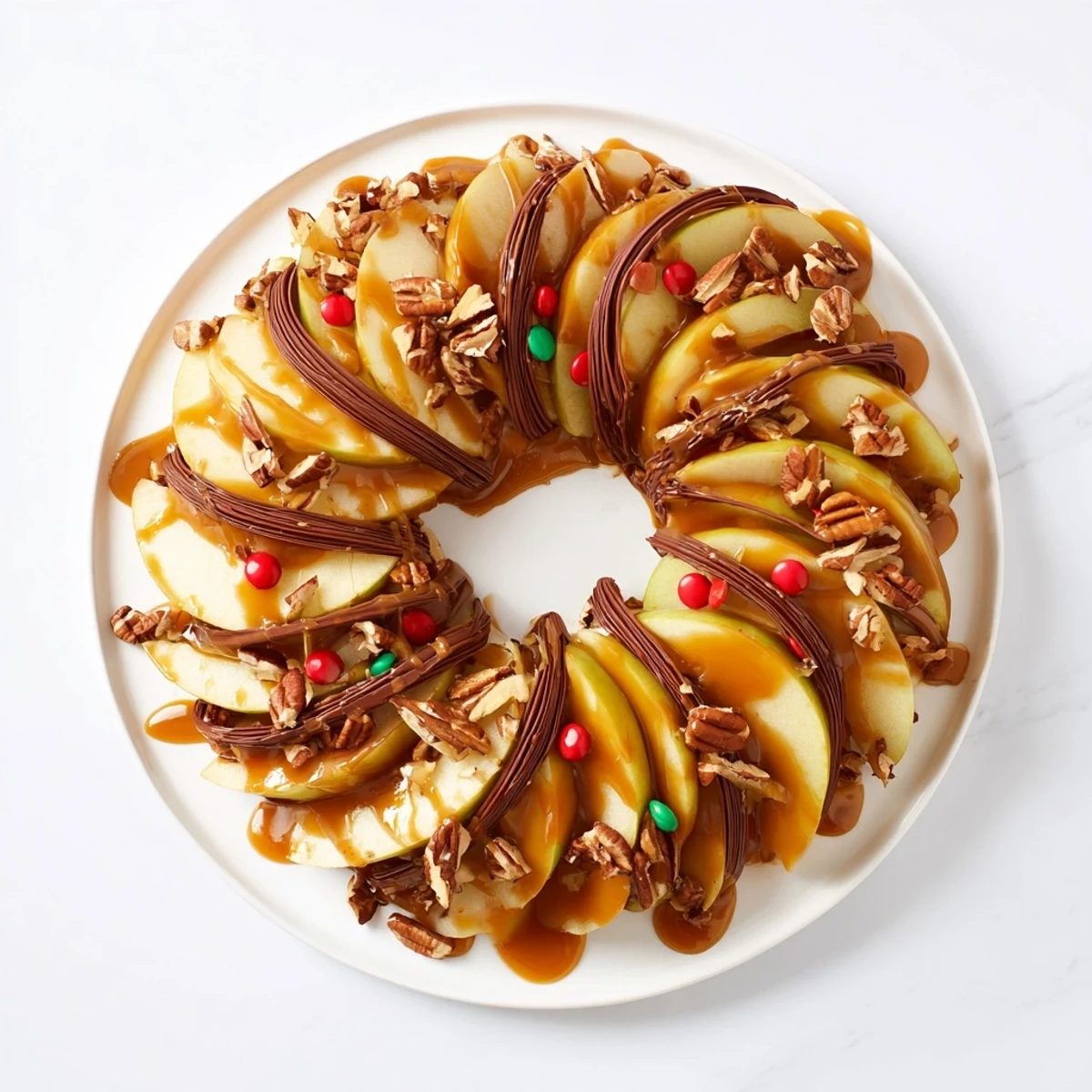 Caramel Apple Slice Wreath
