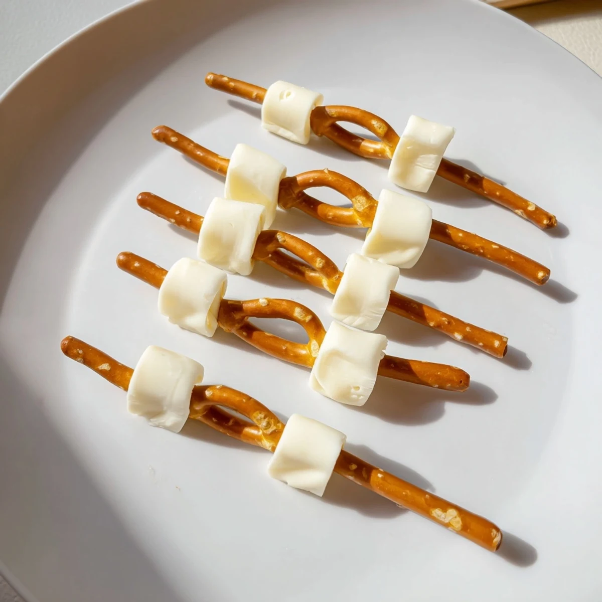 String Cheese Pretzel Snack