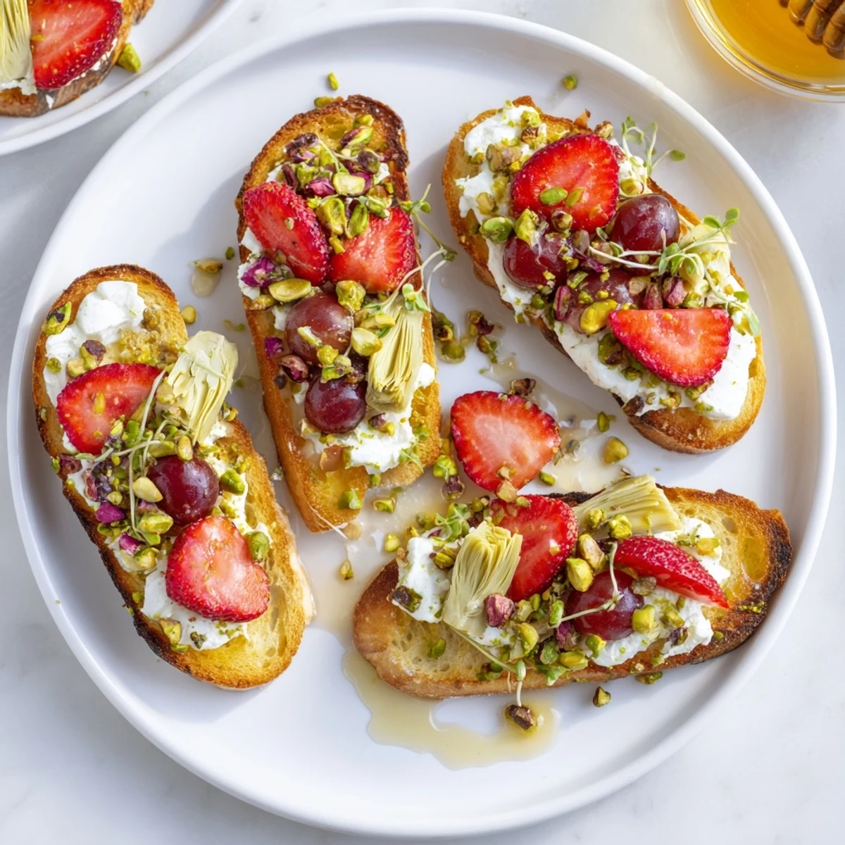 A visually appealing Zero-Proof Celebration Spread featuring bubbly drinks, fresh fruits, and soft cheeses for a party.