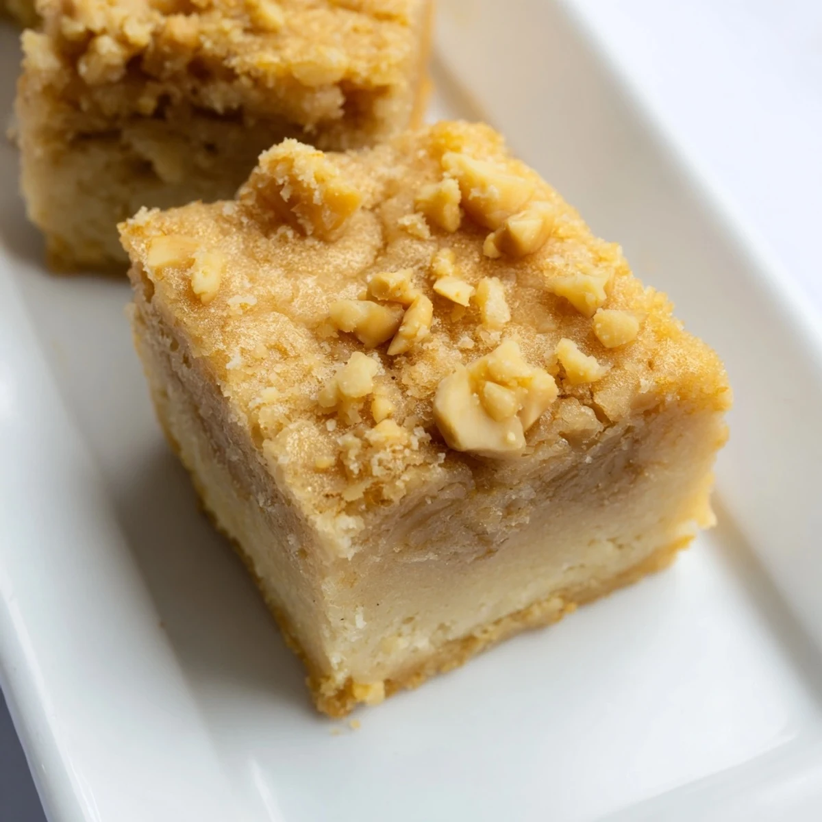 Peanut Butter Mochi Cake