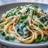 Spring Pasta Lemon Cream Peas