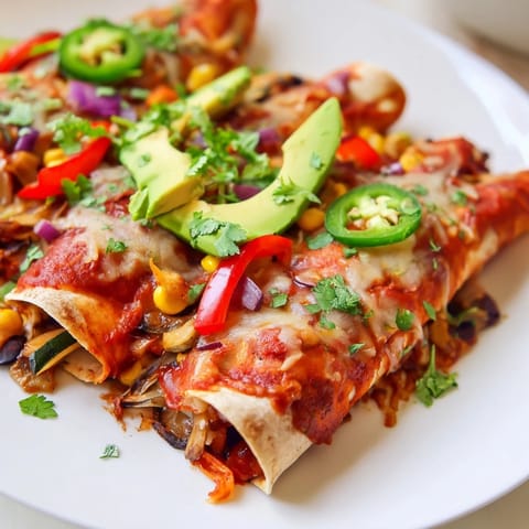 Farmers Market Vegetarian Enchiladas