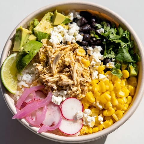 Green Enchiladas Rice Bowl