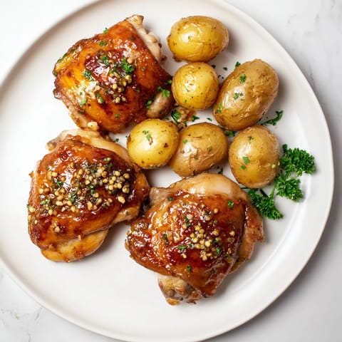 Honey Mustard Chicken Potatoes