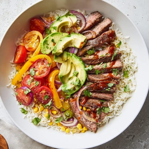 BBQ Steak Fajita Bowl