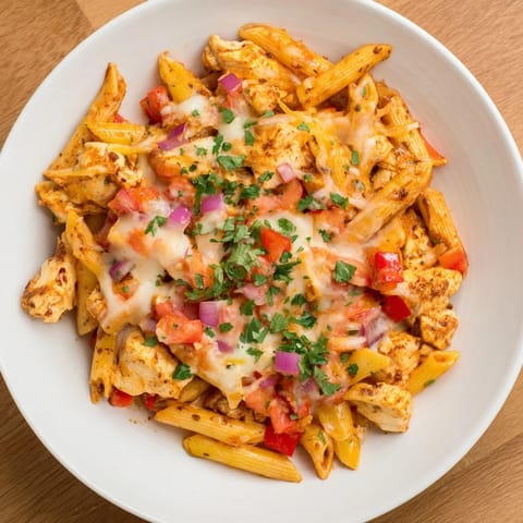 Baked Salsa Chicken Pasta