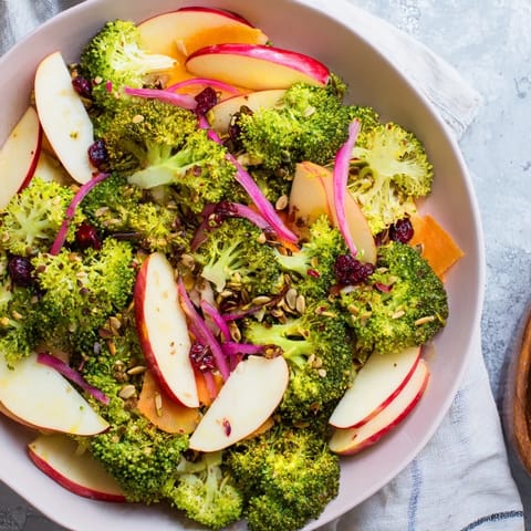 Broccoli Apple Hot Salad