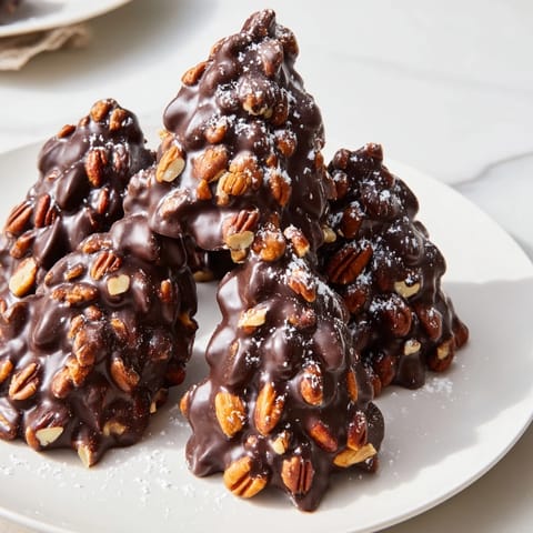 Pinecone Chocolate Nut Clusters