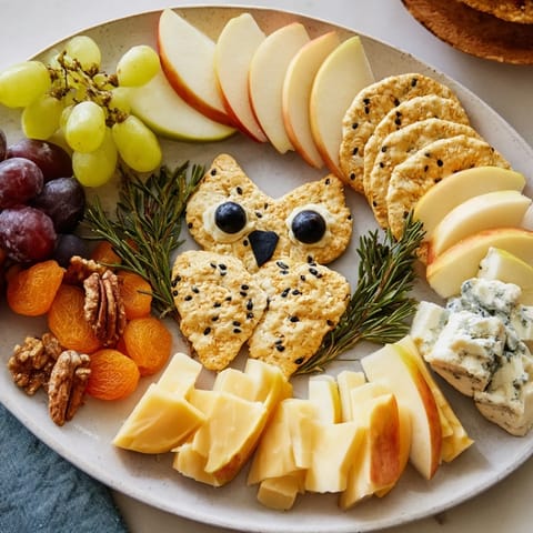 Owl Cracker Cheese Board
