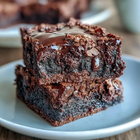 Rich black sesame brownie with marbled swirl, showcasing deep chocolate and nutty sesame layers in every bite.  