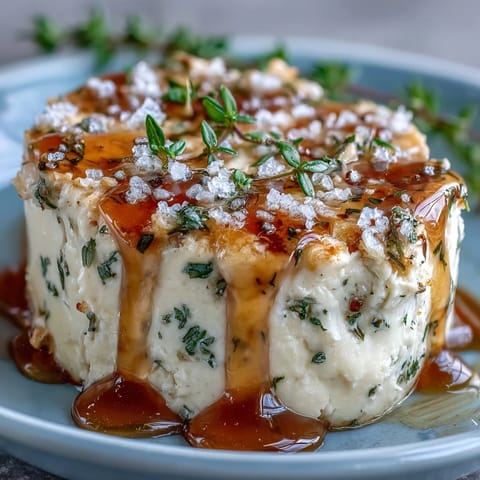 A golden spread of salted honey butter flecked with fresh herbs, ready to elevate warm bread or cornbread.