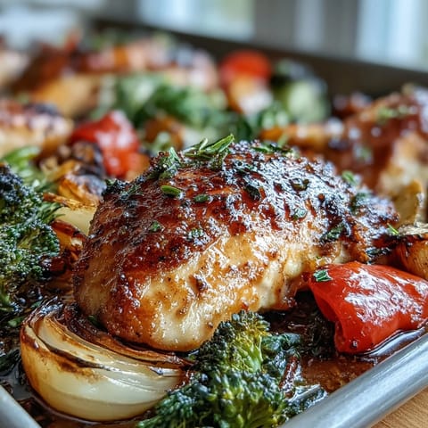 Healthy 5-Ingredient Sheet Pan Chicken