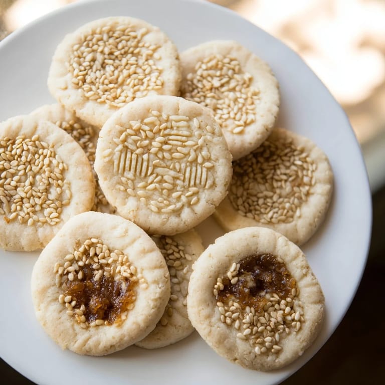 Melt-in-your-mouth Palestinian Kahk cookies, a Middle Eastern dessert perfect for sharing with family.