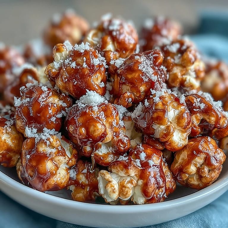 Elegant air-popped popcorn tossed in truffle oil and Parmesan for a sophisticated snack experience.