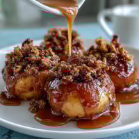 Crisp apple slices drizzled with creamy peanut butter and sprinkled with crunchy granola—perfect for a wholesome snack or party treat.